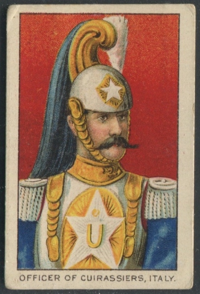 Officer of Cuirassiers Italy